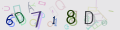 You must read and type the 6 chars within 0..9 and A..F